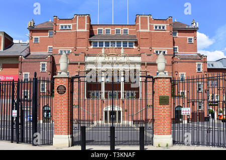 Die hobbs Tor, die Kia Oval Cricket Ground, Kennington Lane, Kennington, Londoner Stadtteil Lambeth, Greater London, England, Vereinigtes Königreich Stockfoto