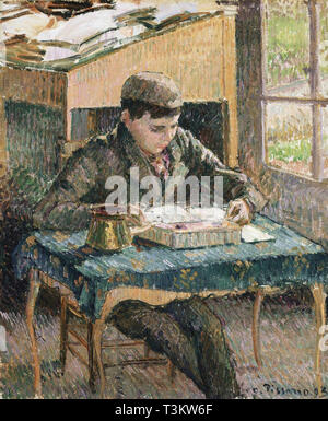 Camille Pissarro (1830 1903) Portrait von Rodo Lesen - Private Collection 1893 Stockfoto