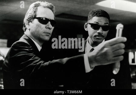 Tommy Lee Jones und Will Smith im Film MIB Men in Black, 1997 Stockfoto