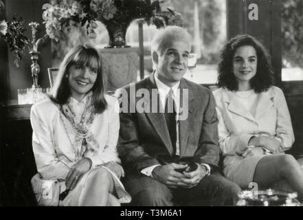 Diane Keaton, Steve Martin, und Kimberly Williams im Film Vater der Braut, 1991 Stockfoto