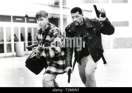 Stephen Baldwin und Laurence Fishborne im Film geflohen, 1996 Stockfoto