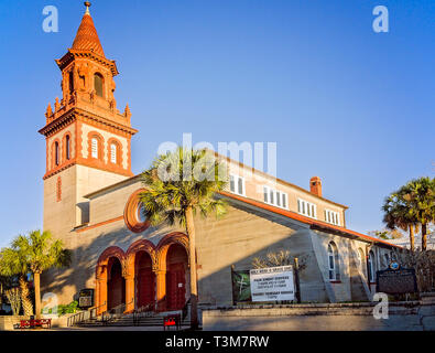 Gnade Vereinigte Methodistische Kirche wird dargestellt, 21. März 2016, in St. Augustine, Florida. Die Kirche wurde von Öl-tycoon Henry Flagler gebaut. Stockfoto