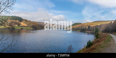 Landschaft des Oberen derwent Reservoir in Derbyshire Stockfoto