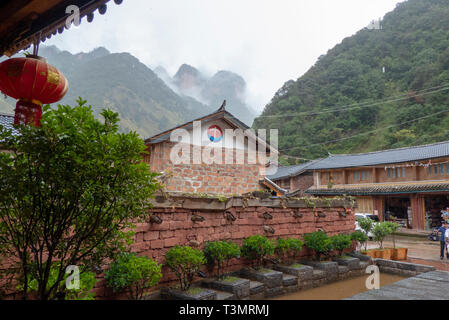 Yangtze tausend Turtle Mountain, Lijiang, Yunnan, China Stockfoto