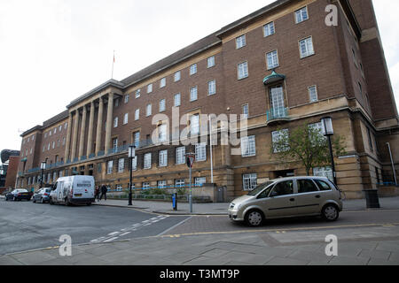 Rathaus in Norwich Norfolk Stockfoto