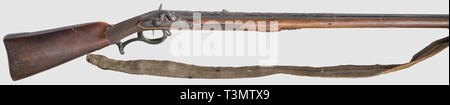 Die langen Arme, Musketen und caplock, Gewehr, Additional-Rights - Clearance-Info - Not-Available Stockfoto