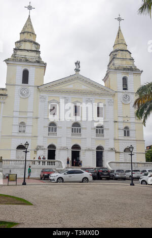 Sao Luis, Barzil - 15. Januar 2019: Die Kathedrale Victoria in Sao Luis do Maranhao auf Brasilien Stockfoto