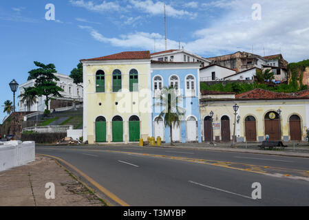 Traditionelle portugiesische Kolonialarchitektur in Sao Luis Brasilien Stockfoto