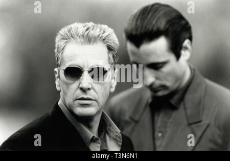 Al Pacino und Andy Garcia im Film "Der Pate" Teil III, 1990 Stockfoto