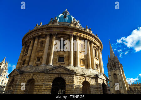 Die Radcliffe Camera Fassade, Teil der Universität Oxford in Oxford, Großbritannien Stockfoto