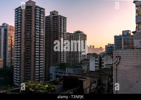 Apartment Gebäuden, Chongqing, China Stockfoto