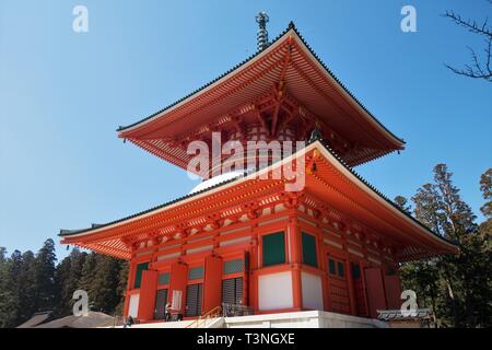 Danjo Garan Tempel in Koyasan, Japan. Stockfoto