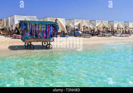 Lido Marini, Malediven des Salento, Apulien, Italien. Stockfoto