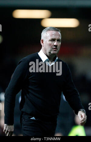 London, Großbritannien. 10 Apr, 2019. Ipswich Town Manager, Paul Lambert während der efl Sky Bet Championship Match zwischen Brentford und Ipswich Town bei Griffin Park, London, England am 10. April 2019. Foto von Carlton Myrie. Nur die redaktionelle Nutzung, eine Lizenz für die gewerbliche Nutzung erforderlich. Keine Verwendung in Wetten, Spiele oder einer einzelnen Verein/Liga/player Publikationen. Credit: UK Sport Pics Ltd/Alamy leben Nachrichten Stockfoto