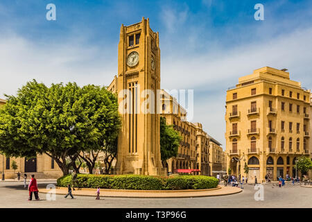 Nijmeh Square in Downtown Beirut Hauptstadt des Libanon Naher Osten Stockfoto