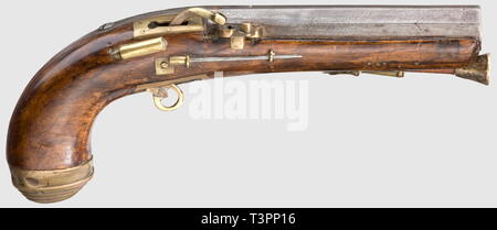 Handfeuerwaffen, Pistolen, matchlock Pistole Kaliber 14 mm, Japanisch, Mitte des 19. Jahrhunderts, Additional-Rights - Clearance-Info - Not-Available Stockfoto