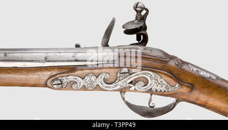 Die langen Arme, Musketen und caplock, Gewehr, Additional-Rights - Clearance-Info - Not-Available Stockfoto