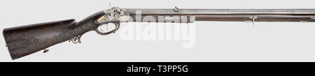 Die langen Arme, Musketen und caplock, Gewehr, Additional-Rights - Clearance-Info - Not-Available Stockfoto