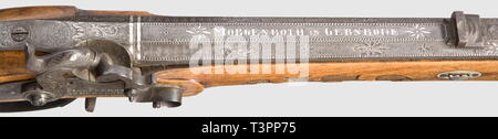 Die langen Arme, Musketen und caplock, Gewehr, Additional-Rights - Clearance-Info - Not-Available Stockfoto