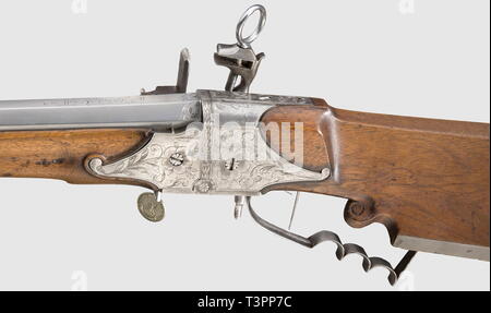 Die langen Arme, Musketen und caplock, Gewehr, Additional-Rights - Clearance-Info - Not-Available Stockfoto