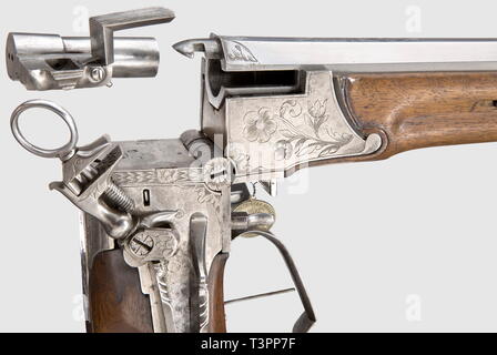 Die langen Arme, Musketen und caplock, Gewehr, Additional-Rights - Clearance-Info - Not-Available Stockfoto