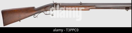 Die langen Arme, Musketen und caplock, Gewehr, Additional-Rights - Clearance-Info - Not-Available Stockfoto