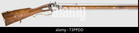 Die langen Arme, Musketen und caplock, Gewehr, Additional-Rights - Clearance-Info - Not-Available Stockfoto