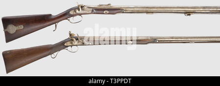 Die langen Arme, Musketen und caplock, Gewehr, Additional-Rights - Clearance-Info - Not-Available Stockfoto