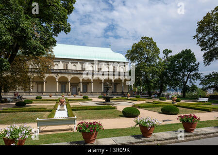 Prag. Der Tschechischen Republik. Das Royal Garden, 1534 gegründet, in der Prager Burg. Stockfoto