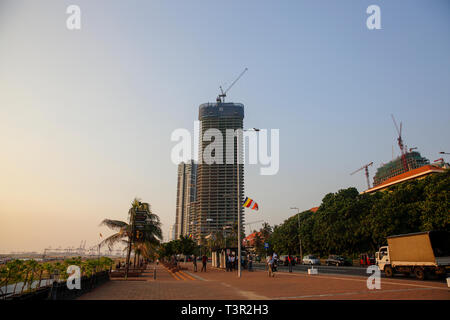 Unter-Bau hohe Kante Gebäude in der Stadt Colombo, Sri Lanka Stockfoto