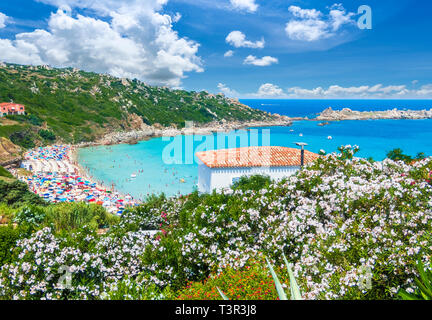 Strand Rena Bianca, Nord Insel Sardinien, Italien Stockfoto