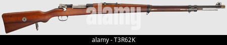SERVICE WAFFEN, BRASILIEN, Gewehr Modell 1935, Mauser Oberndorf, Kaliber 7x57, Nummer 4789, Additional-Rights - Clearance-Info - Not-Available Stockfoto