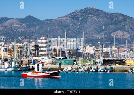 Puerto Deportivo de Fuengirola, Malaga, Spanien Stockfoto