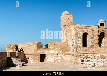 Skala de La Kasbah in Essaouira, Marokko Stockfoto