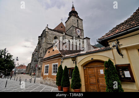 Biserica Neagră (Schwarze Kirche), Brasov, Rumänien Stockfoto