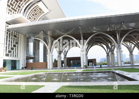 Bügeleisen Moschee, Tuanku Mizan Zainal Abidin Moschee Putrajaya Malaysia Stockfoto