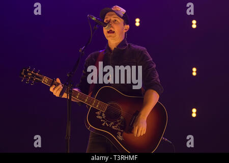 Travis Denning durchführen an Land 2 Land an der SSE-Hydro, Teil der Schottischen Veranstaltungen Campus (SEK) in Glasgow mit: Travis Denning Wo: Glasgow, Schottland, Großbritannien Wann: 10 Mar 2019 Credit: Peter Kaminski/WENN.com Stockfoto