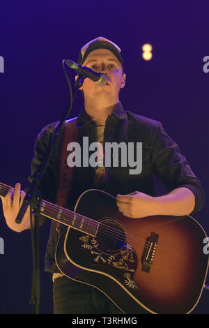 Travis Denning durchführen an Land 2 Land an der SSE-Hydro, Teil der Schottischen Veranstaltungen Campus (SEK) in Glasgow mit: Travis Denning Wo: Glasgow, Schottland, Großbritannien Wann: 10 Mar 2019 Credit: Peter Kaminski/WENN.com Stockfoto