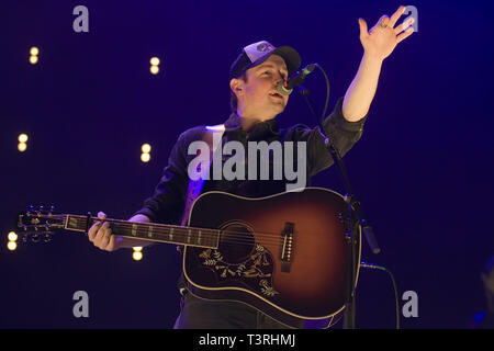 Travis Denning durchführen an Land 2 Land an der SSE-Hydro, Teil der Schottischen Veranstaltungen Campus (SEK) in Glasgow mit: Travis Denning Wo: Glasgow, Schottland, Großbritannien Wann: 10 Mar 2019 Credit: Peter Kaminski/WENN.com Stockfoto