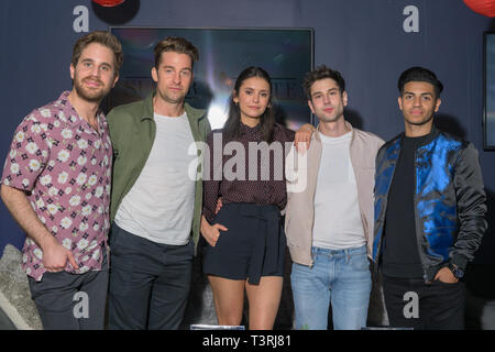 2019 SXSW Film Festival - Lassen Sie diese Stadt - Interview mit: Ben Platt, Scott Speedman, Nina Dobrev, Ricky Tollman, Mena Massoud Wo: Austin, Texas, United States Wenn: 10 Mar 2019 Credit: Lu Chau/WENN.com Stockfoto