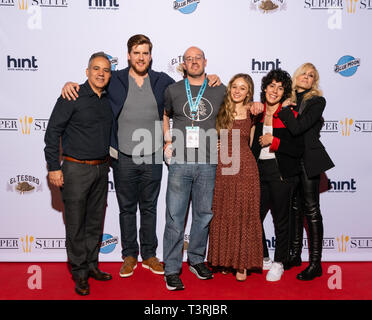 2019 SXSW Film Festival - Lassen Sie diese Stadt-Ms weißes Licht - Premiere mit: John Ortiz, Zachary Spicer Shoulberg, Carson, Paul Meyer, Roberta Colindrez, Judith Licht wo: Austin, Texas, United States Wenn: 10 Mar 2019 Credit: Lu Chau/WENN.com Stockfoto