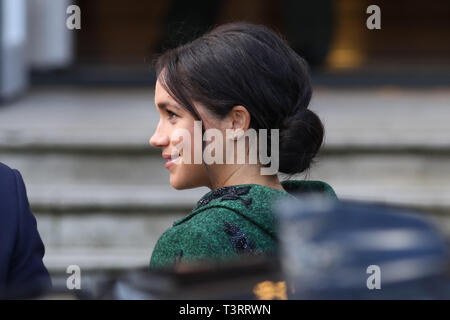 Der Herzog von Sussex und die Herzogin von Sussex an einem Commonwealth Tag Veranstaltung in Kanada Haus mit: Herzogin von Sussex, Meghan Markle Wo: London, Großbritannien Wann: 11 Mar 2019 Credit: Lia Toby/WENN.com Stockfoto