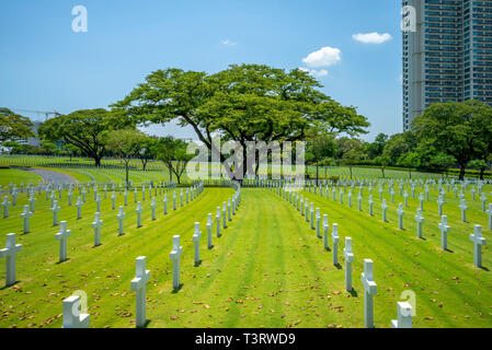 Amerikanischen Friedhof ein Mahnmal, Manila, Philippinen Stockfoto