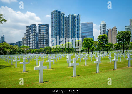 Amerikanischen Friedhof ein Mahnmal, Manila, Philippinen Stockfoto