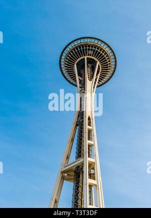 Space Needle Tower, Seattle, Washington, USA Stockfoto