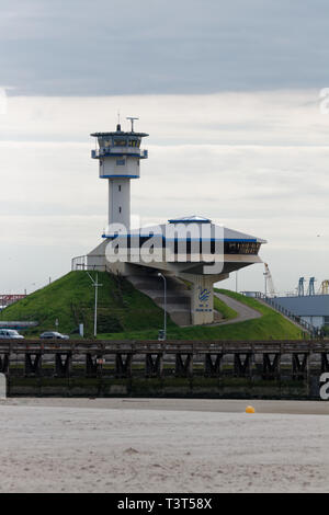 Bologne-sur-Mer, beliebten französischen Stadt am Meer in der Normandie Stockfoto