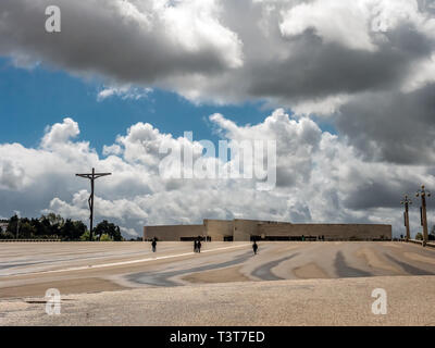 FATIMA, PORTUGAL - 6 April, 2019: Heiligtum von Fatima in Portugal Stockfoto