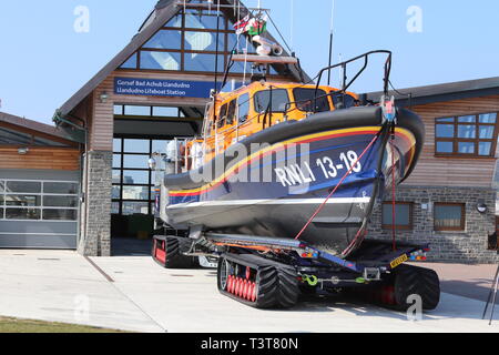 RNLI Lifeboat station Llandudno, Wales Stockfoto