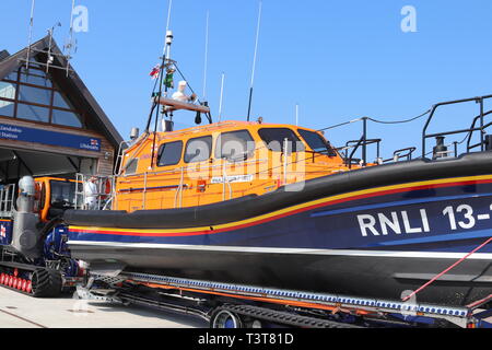 RNLI Lifeboat station Llandudno, Wales Stockfoto