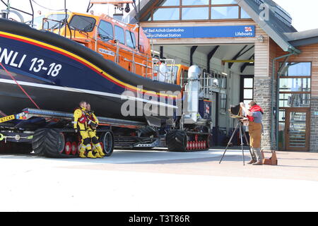 RNLI Lifeboat station Llandudno, Wales Stockfoto